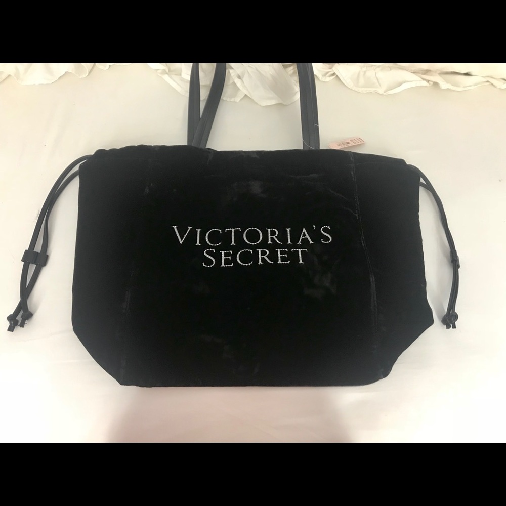 Victoria secret fur tote bag